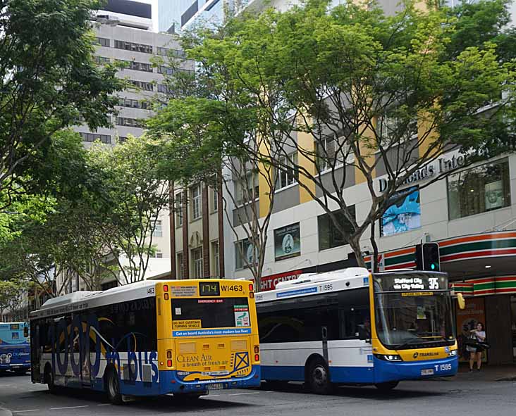 Brisbane Transport MAN W1463 & Volvo B5RH T1595 Volgren